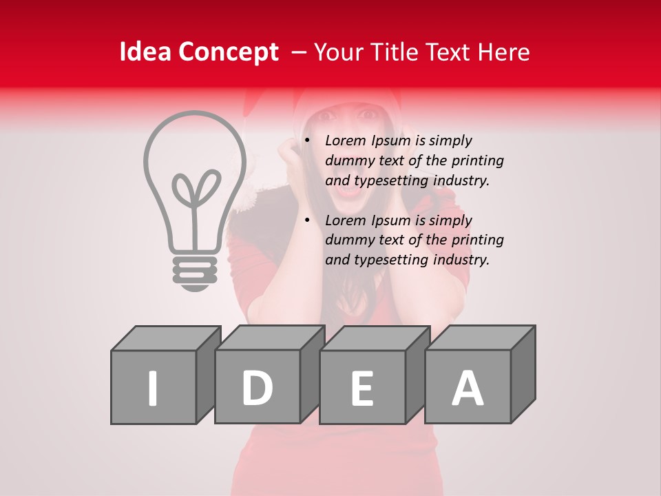 Eyes Person Beautiful PowerPoint Template