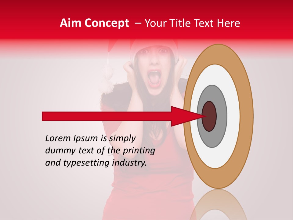 Eyes Person Beautiful PowerPoint Template