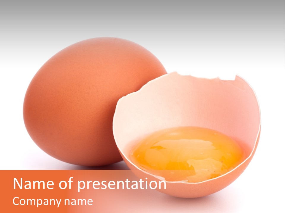 Fresh Foodstuff Eggshell PowerPoint Template