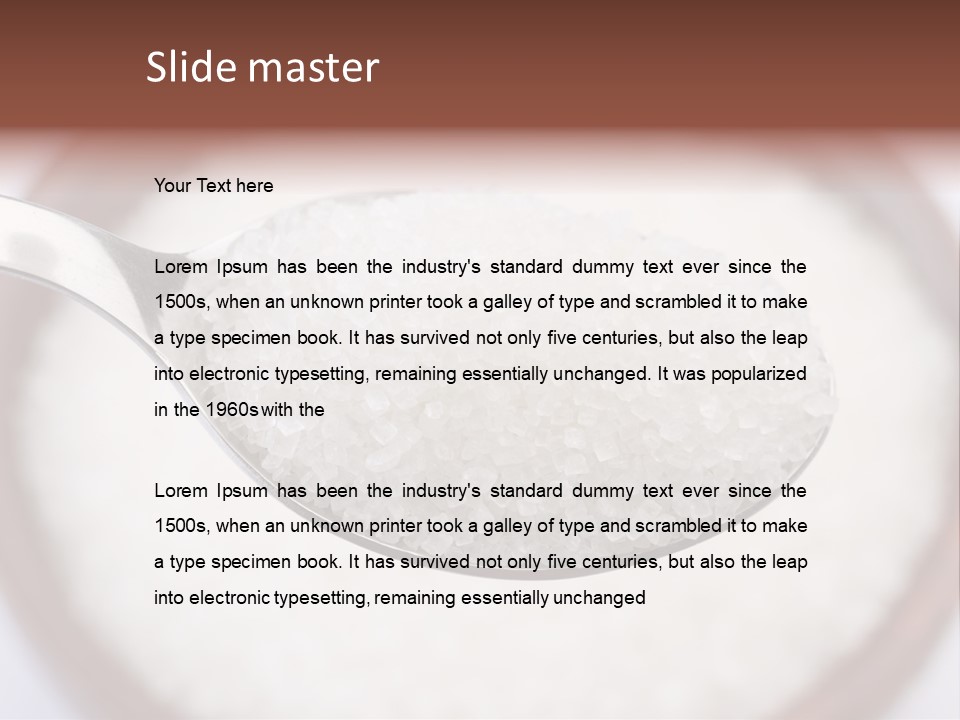 Dessert Coffee Food PowerPoint Template