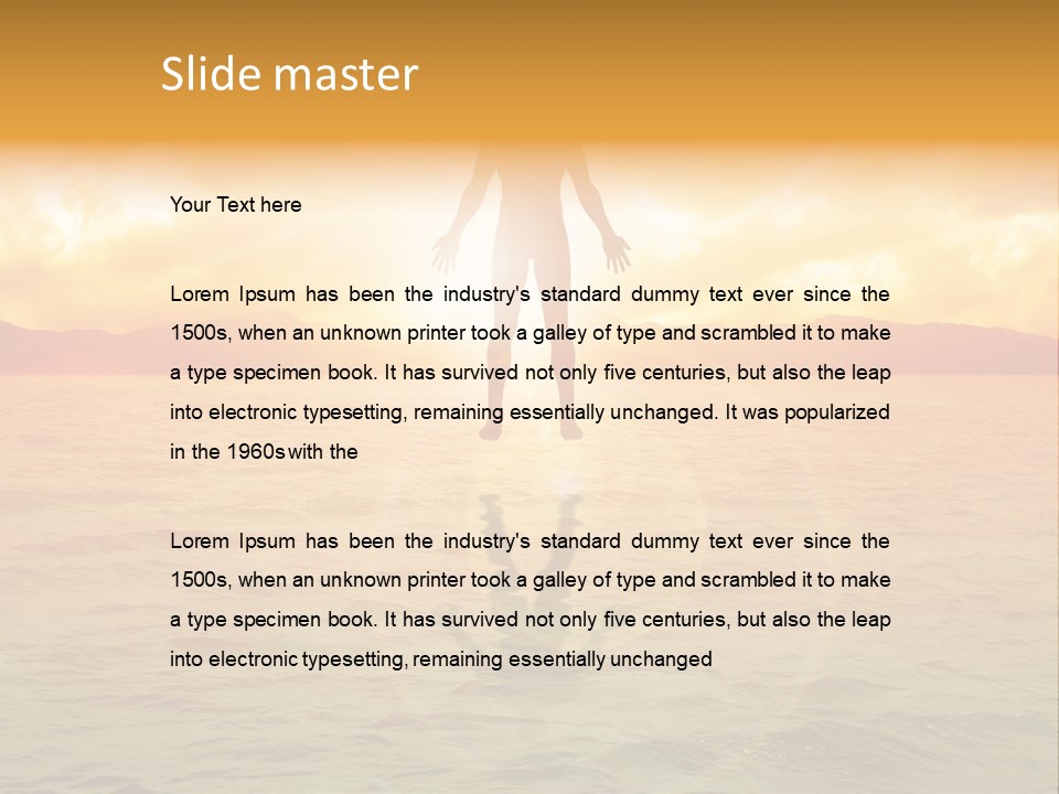 Concentration Balance Calm PowerPoint Template