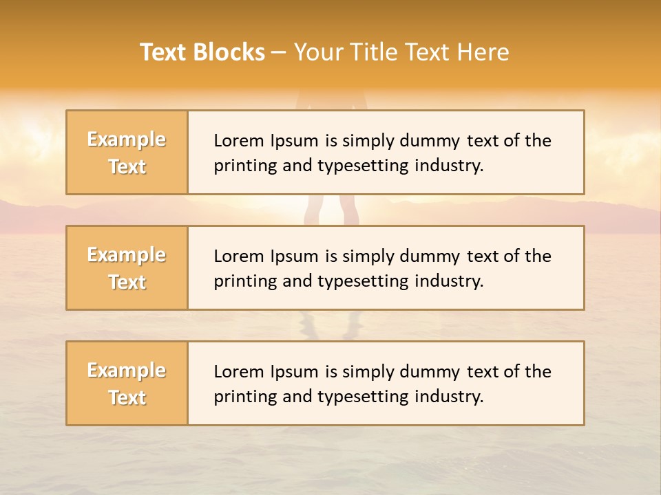 Concentration Balance Calm PowerPoint Template