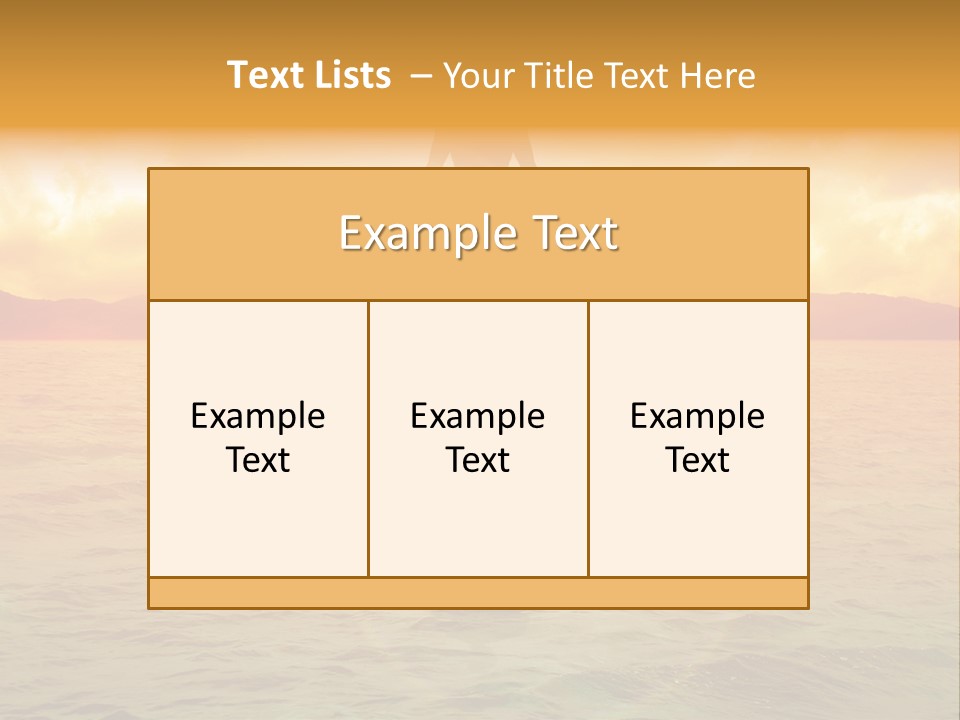 Concentration Balance Calm PowerPoint Template