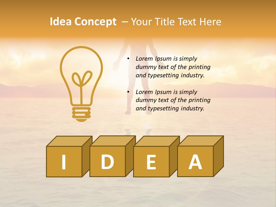 Concentration Balance Calm PowerPoint Template
