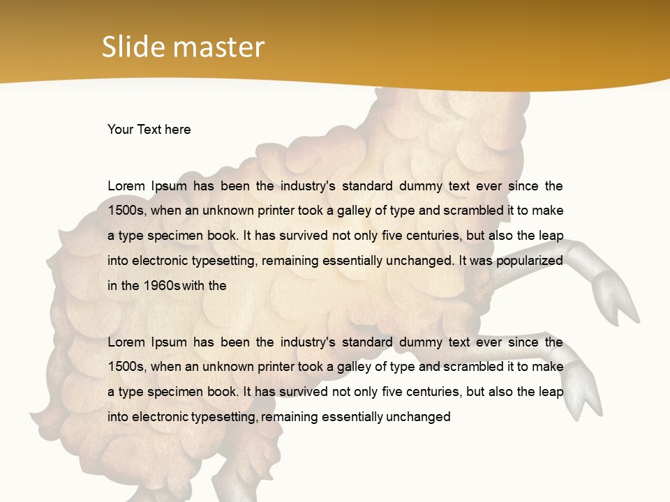 Horoscope Pisces Cancer PowerPoint Template