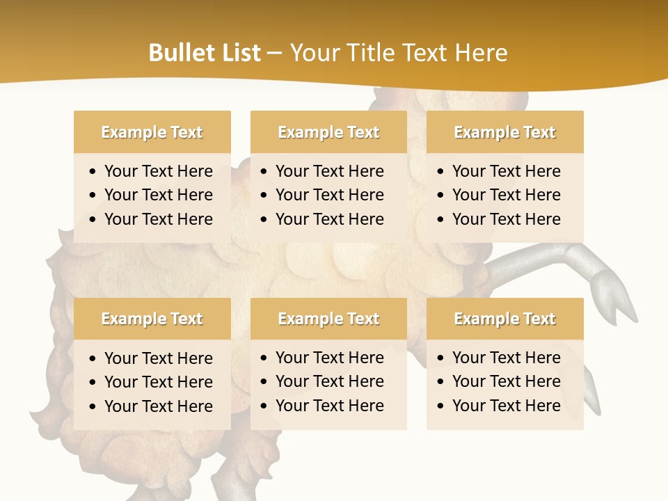 Horoscope Pisces Cancer PowerPoint Template