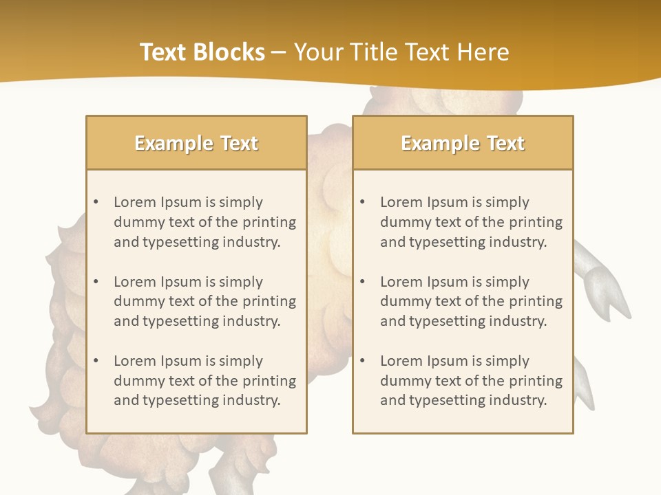 Horoscope Pisces Cancer PowerPoint Template