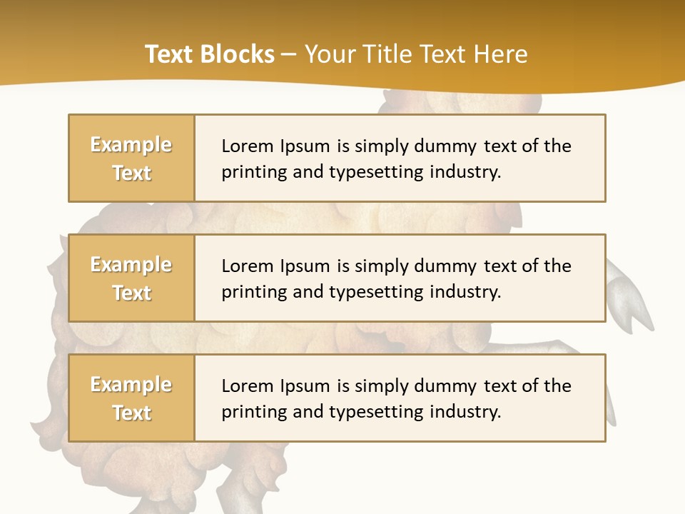 Horoscope Pisces Cancer PowerPoint Template