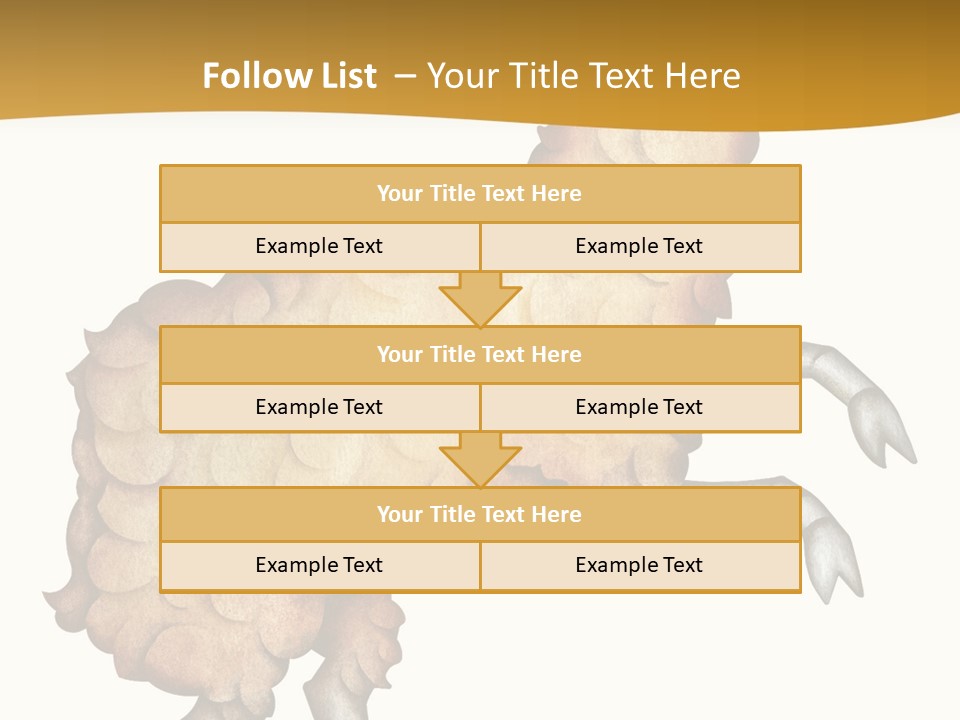 Horoscope Pisces Cancer PowerPoint Template