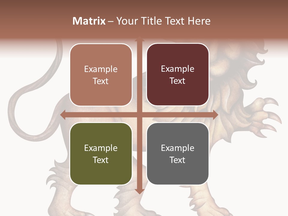 Scorpio Aries Sign PowerPoint Template