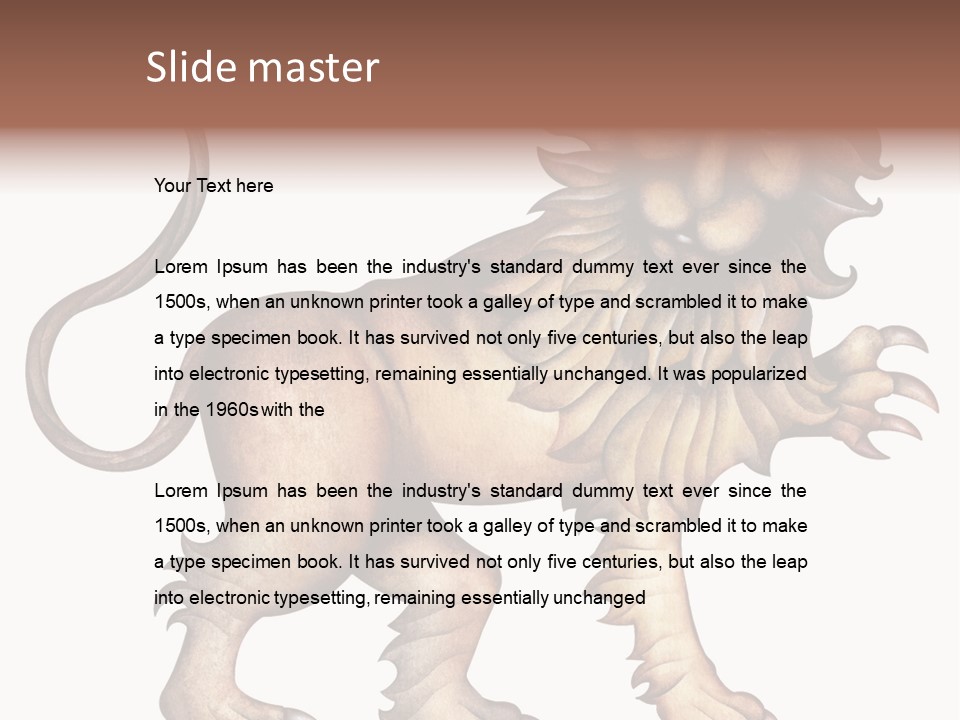 Scorpio Aries Sign PowerPoint Template