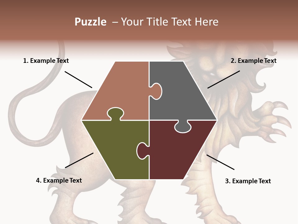 Scorpio Aries Sign PowerPoint Template