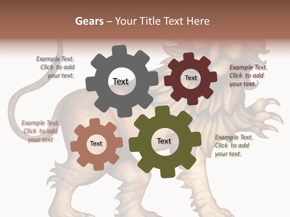 Scorpio Aries Sign PowerPoint Template