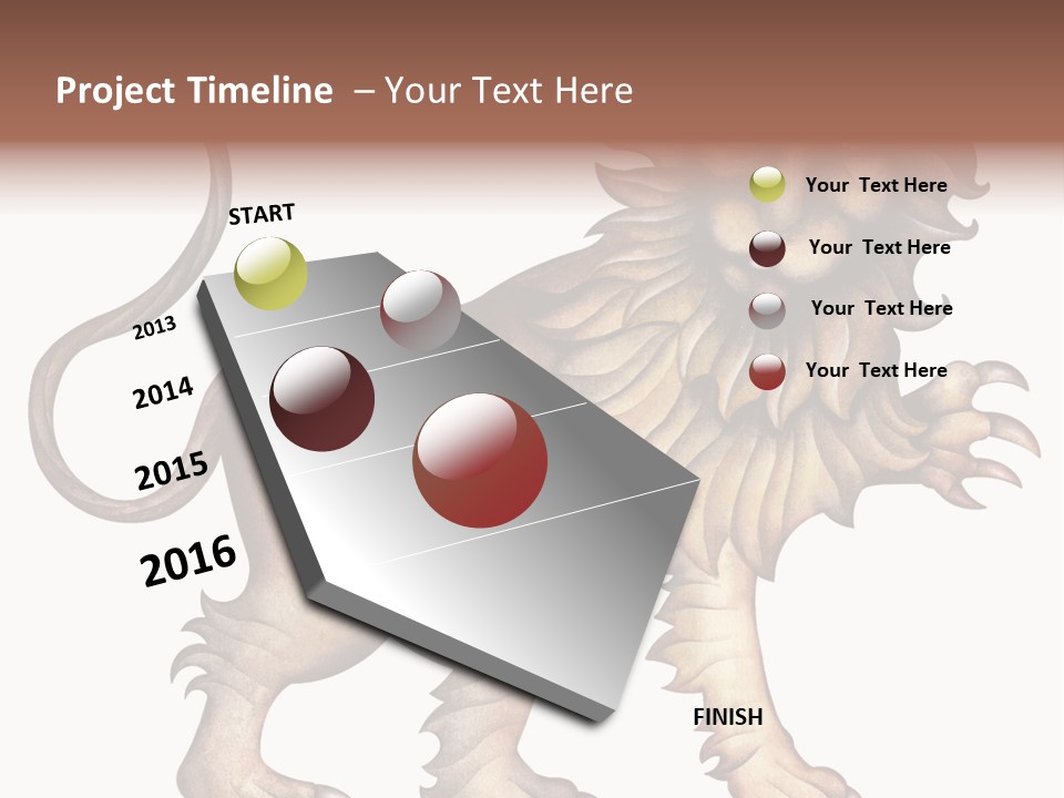 Scorpio Aries Sign PowerPoint Template