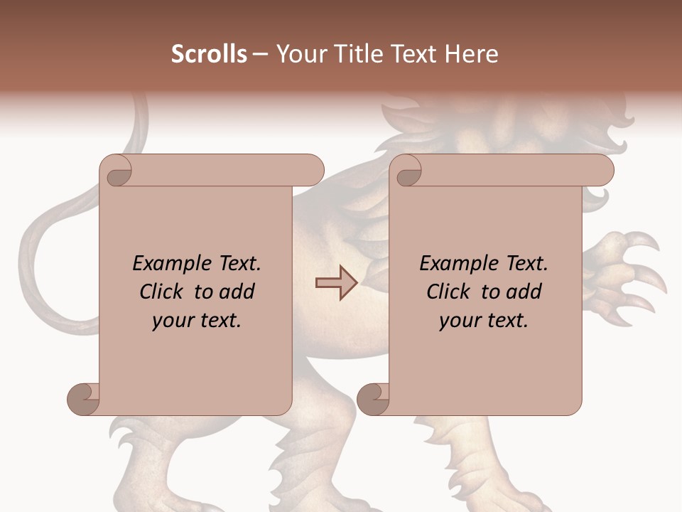 Scorpio Aries Sign PowerPoint Template