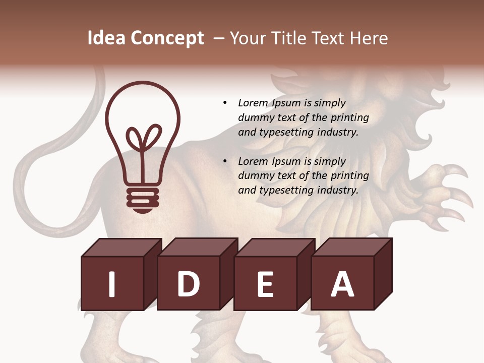 Scorpio Aries Sign PowerPoint Template