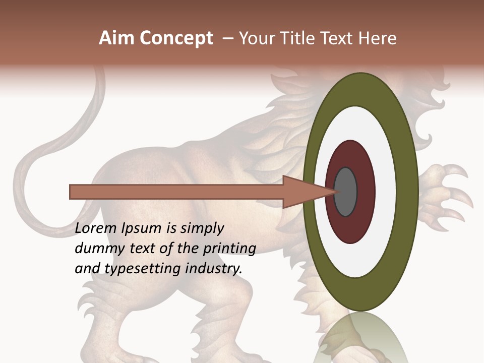 Scorpio Aries Sign PowerPoint Template