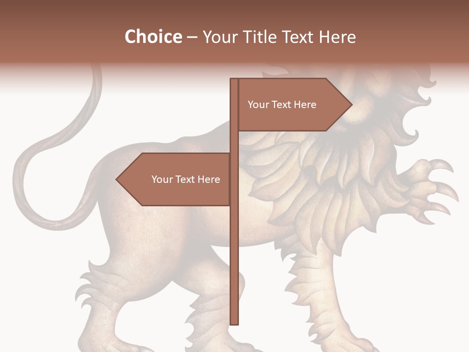 Scorpio Aries Sign PowerPoint Template