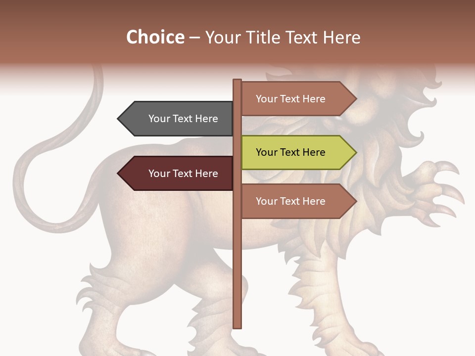 Scorpio Aries Sign PowerPoint Template