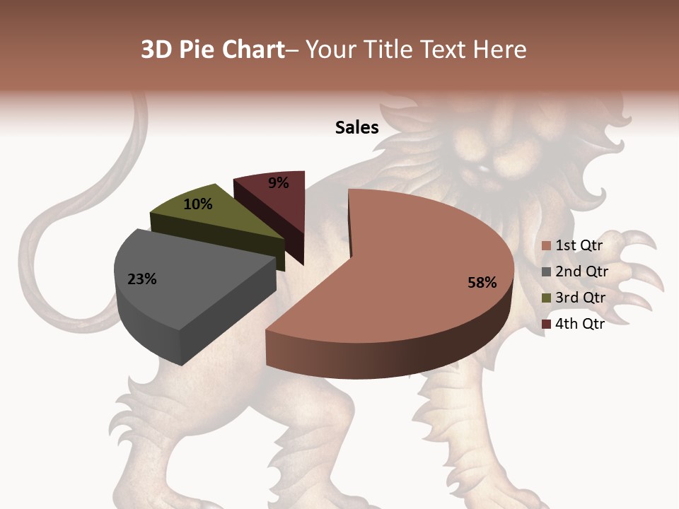 Scorpio Aries Sign PowerPoint Template