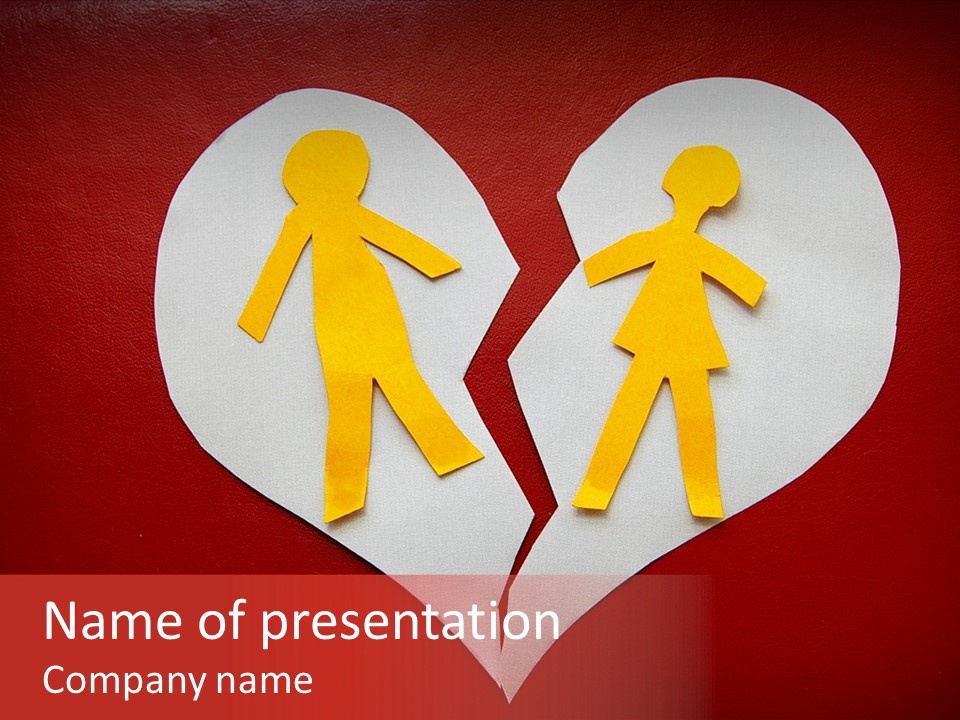 Fight Heart Bad PowerPoint Template