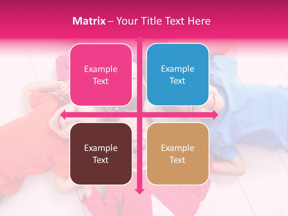 Multi Laughing Little PowerPoint Template