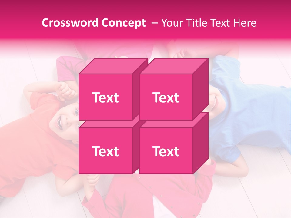 Multi Laughing Little PowerPoint Template