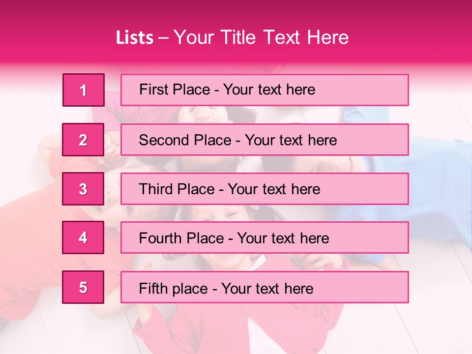 Multi Laughing Little PowerPoint Template