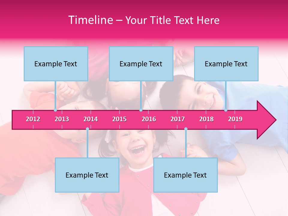 Multi Laughing Little PowerPoint Template