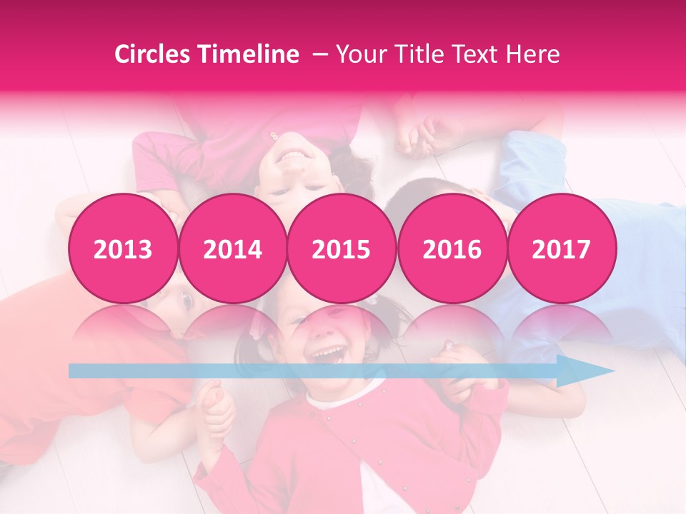 Multi Laughing Little PowerPoint Template