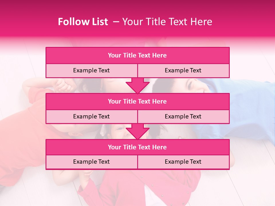 Multi Laughing Little PowerPoint Template