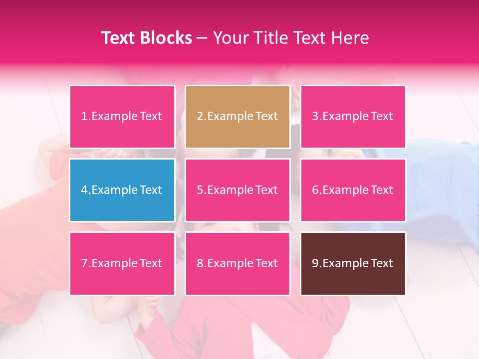 Multi Laughing Little PowerPoint Template