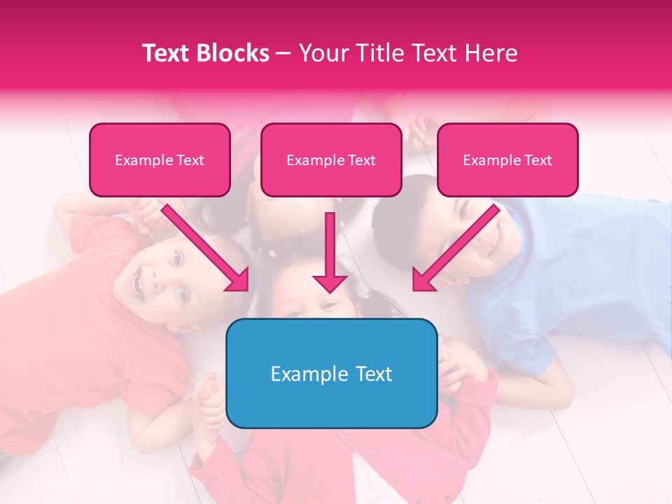 Multi Laughing Little PowerPoint Template
