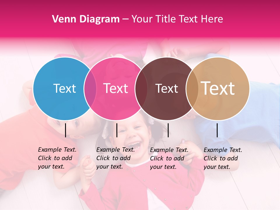 Multi Laughing Little PowerPoint Template