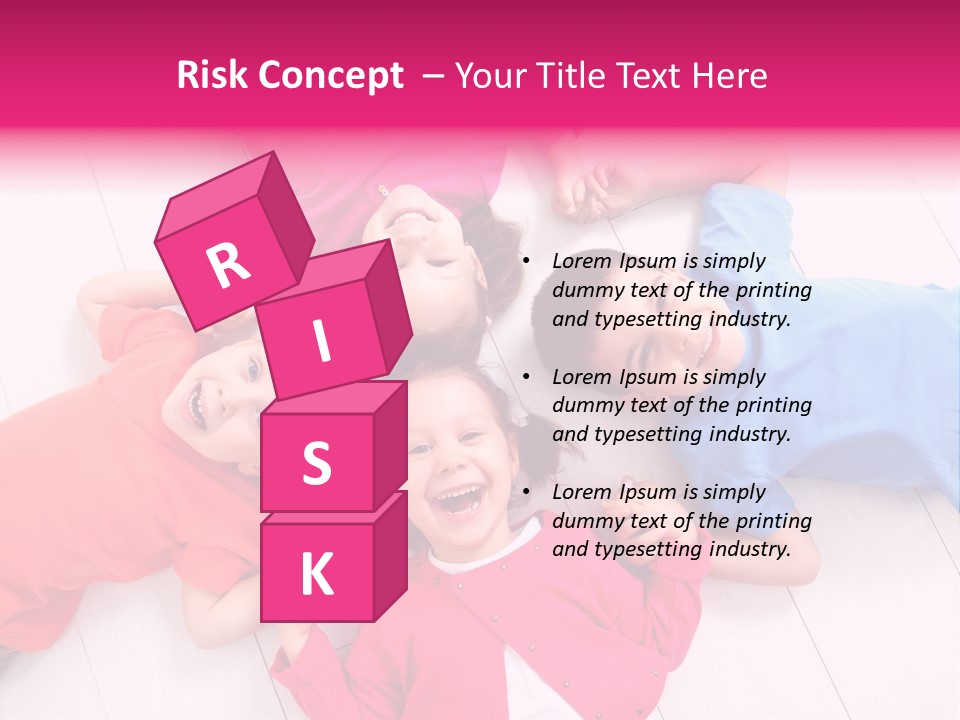 Multi Laughing Little PowerPoint Template