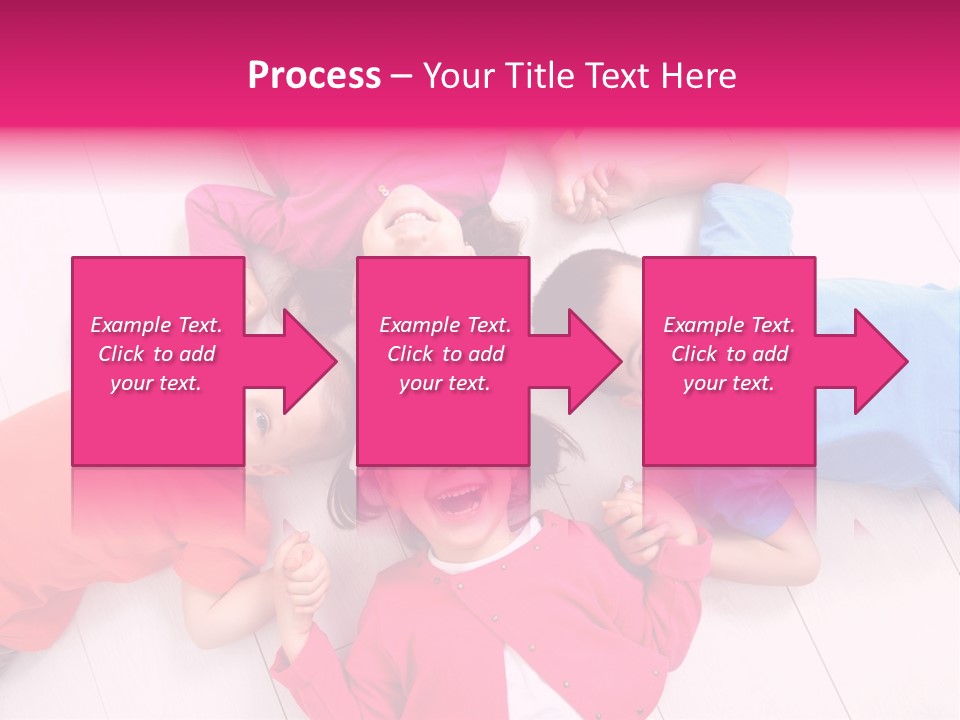 Multi Laughing Little PowerPoint Template