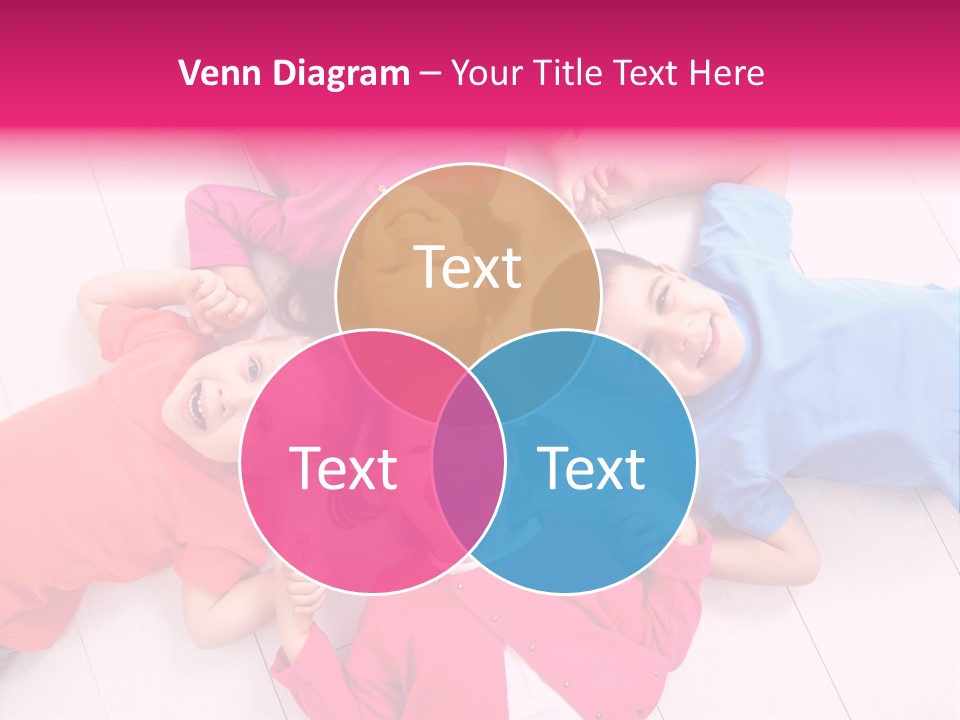 Multi Laughing Little PowerPoint Template