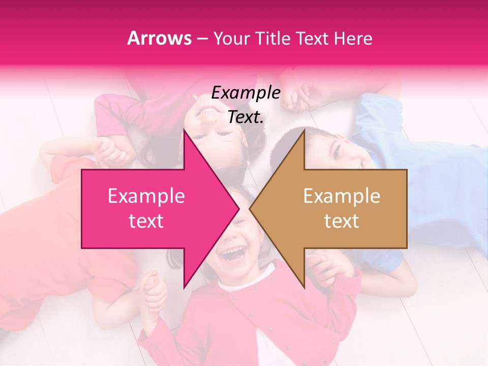 Multi Laughing Little PowerPoint Template