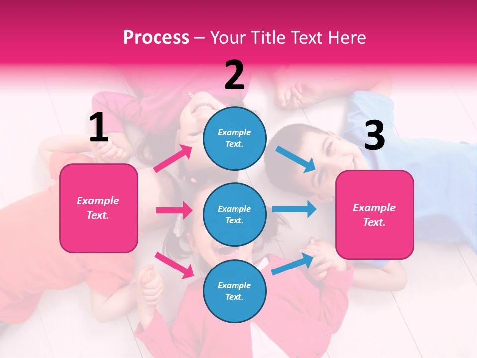 Multi Laughing Little PowerPoint Template