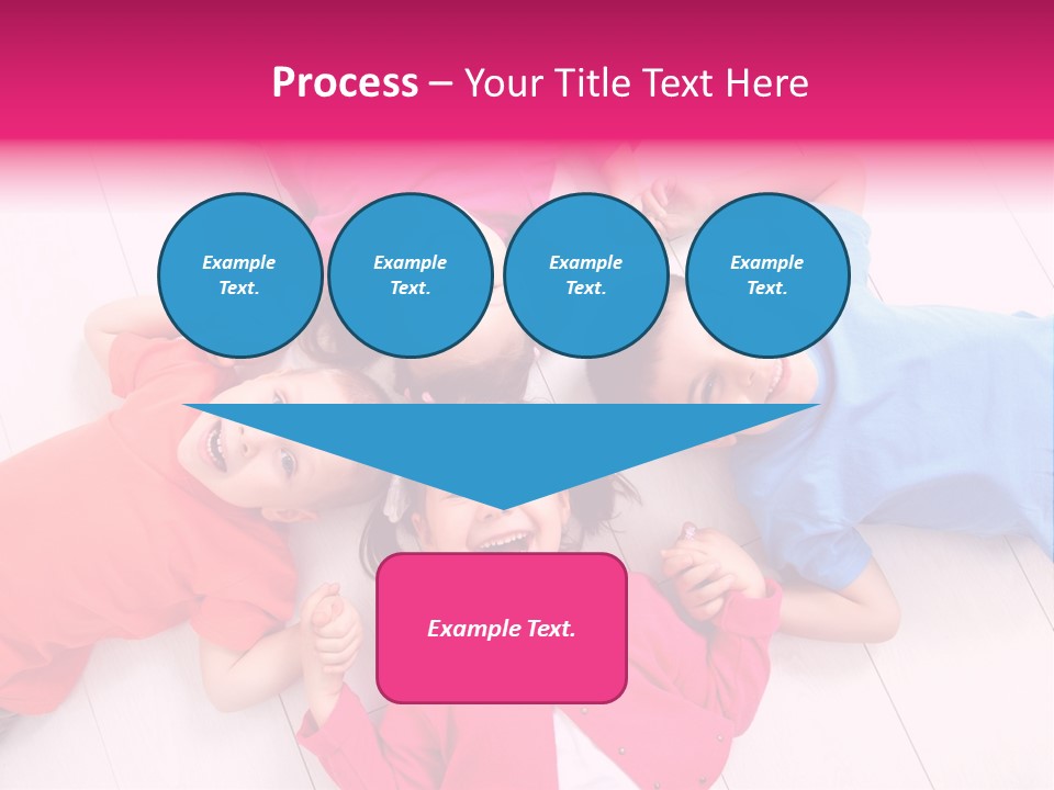 Multi Laughing Little PowerPoint Template