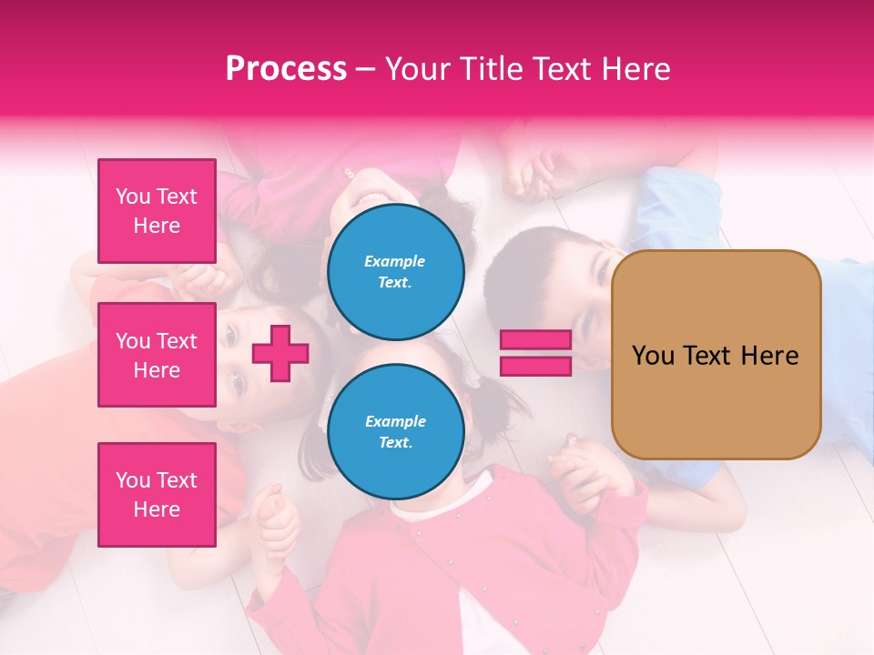 Multi Laughing Little PowerPoint Template