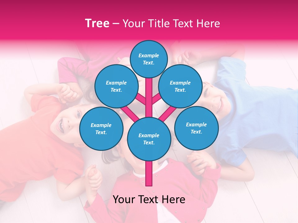 Multi Laughing Little PowerPoint Template