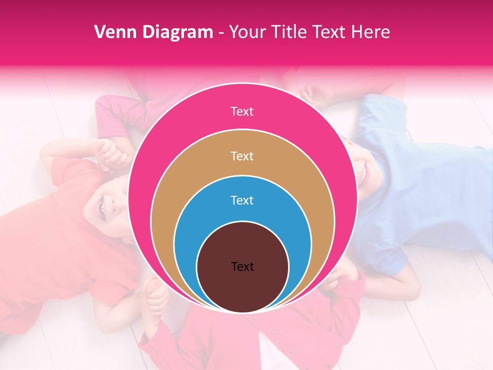 Multi Laughing Little PowerPoint Template