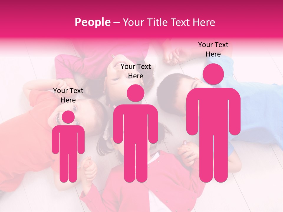 Multi Laughing Little PowerPoint Template