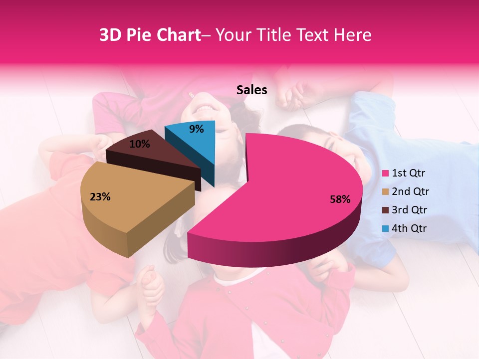 Multi Laughing Little PowerPoint Template