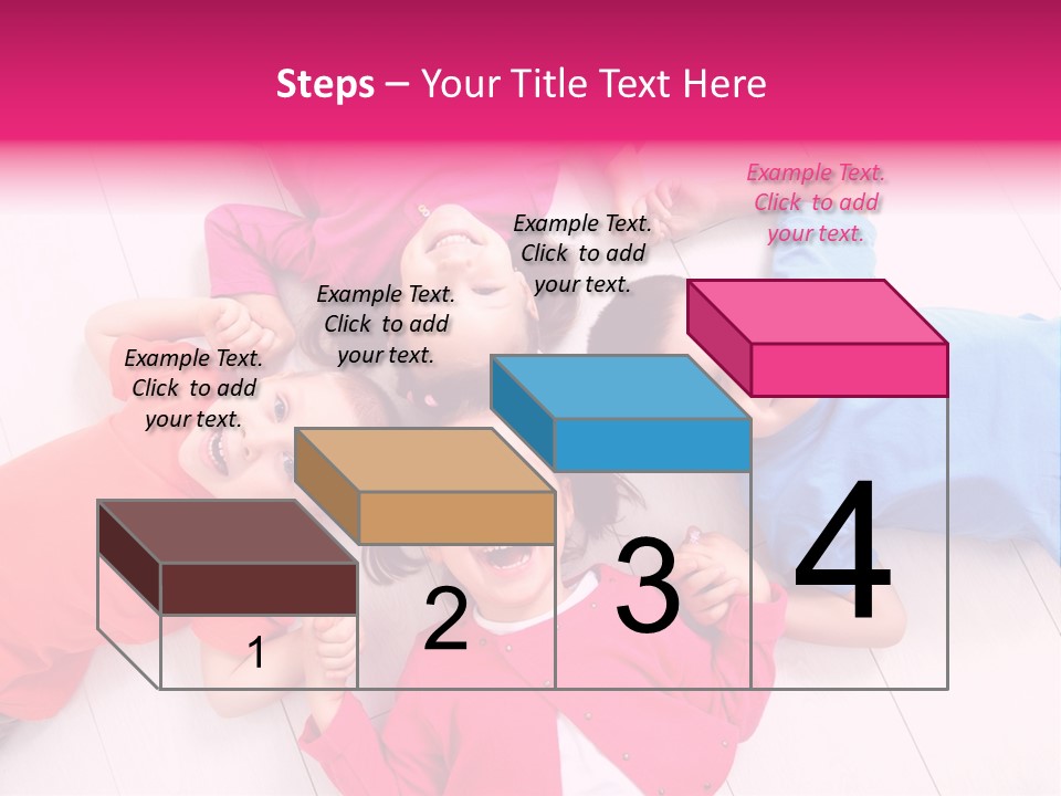 Multi Laughing Little PowerPoint Template