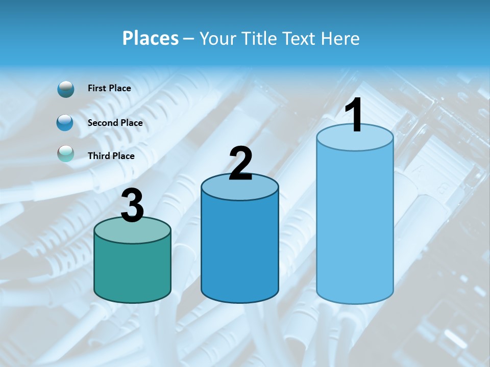 Computer Server Equipment PowerPoint Template