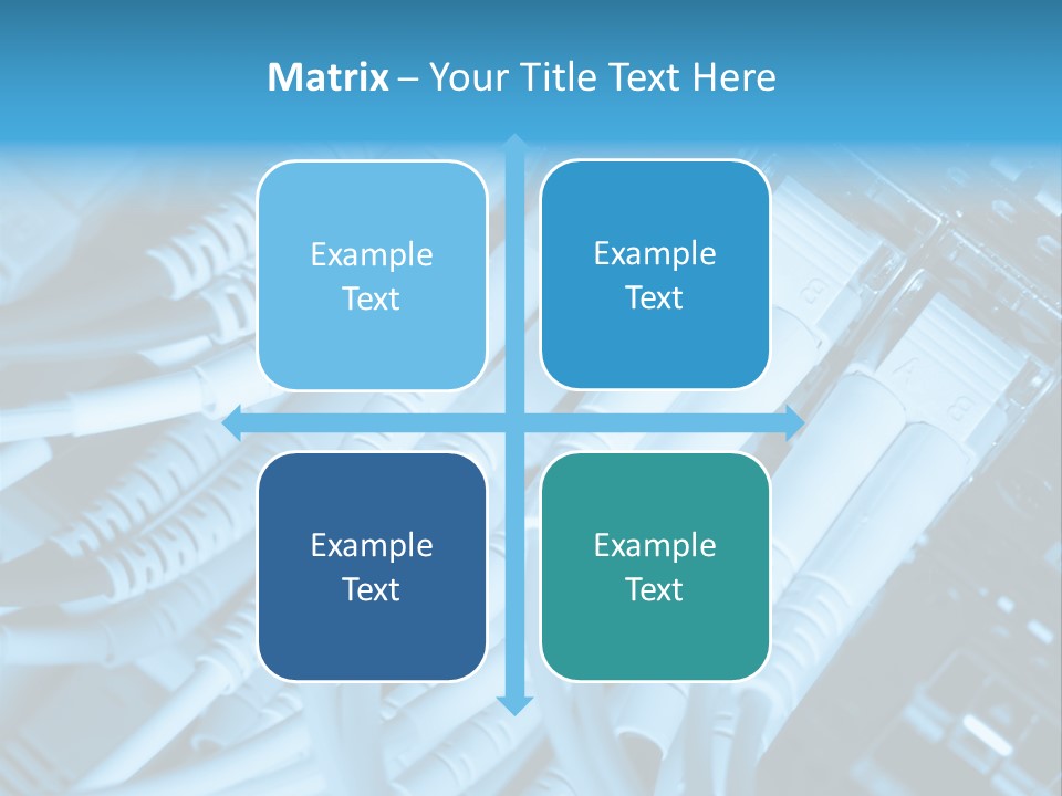 Computer Server Equipment PowerPoint Template