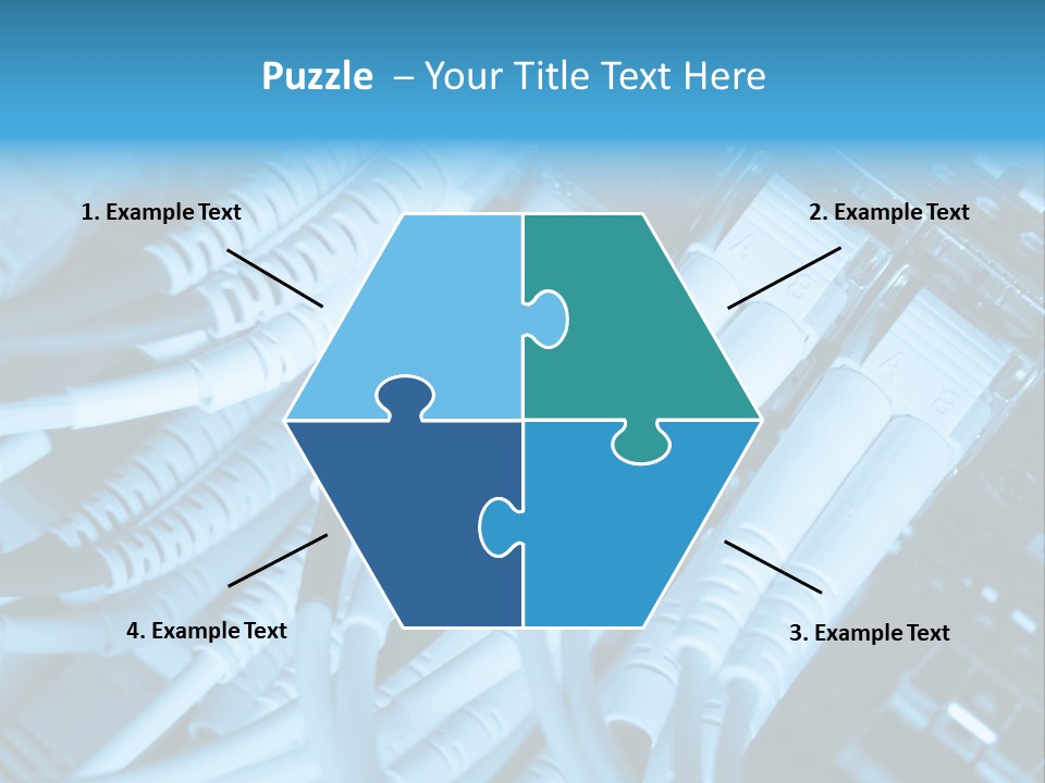 Computer Server Equipment PowerPoint Template