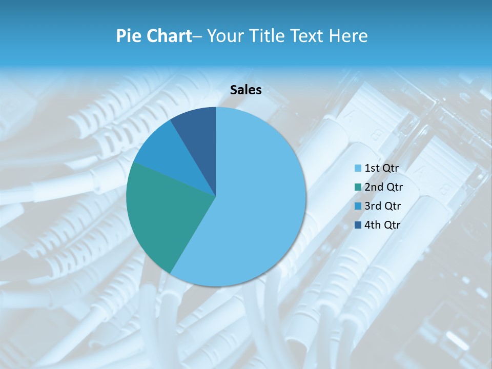 Computer Server Equipment PowerPoint Template